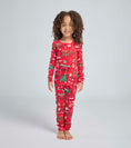 Load image into Gallery viewer, Twas The Night Before Christmas - Red Flat Pack Pajama Set With Book