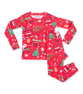 Load image into Gallery viewer, Twas The Night Before Christmas - Red Flat Pack Pajama Set With Book