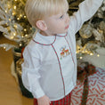 Load image into Gallery viewer, Reindeer On Plaid-Dressy Pant Set_Bailey Boys_25731