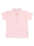 Load image into Gallery viewer, Boys Pink Pique Short Sleeve Polo Shirt
