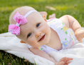 Load image into Gallery viewer, 2 Add A Bow Elastic Babybands
