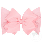 Small King Grosgrain Bow Matching Cotton Jersey Baby Headband