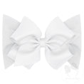 Load image into Gallery viewer, Small King Grosgrain Bow Matching Cotton Jersey Baby Headband
