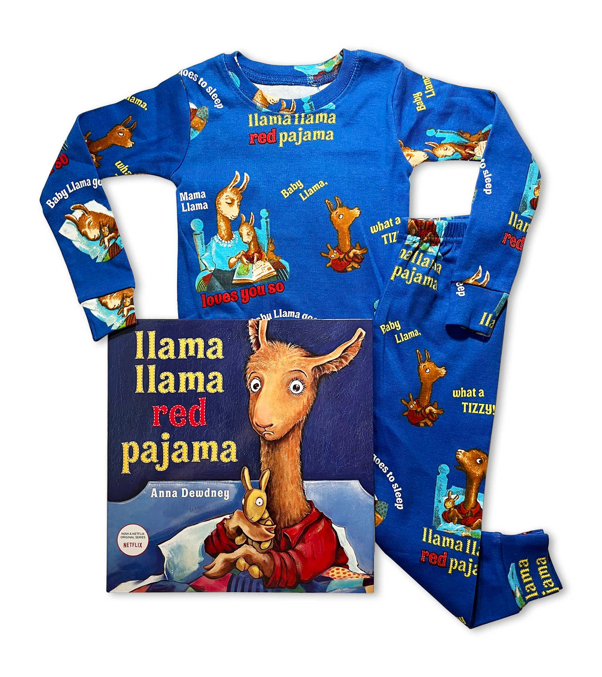 Llama Llama Red Pajama - Flat Pack Pajama Set With Book