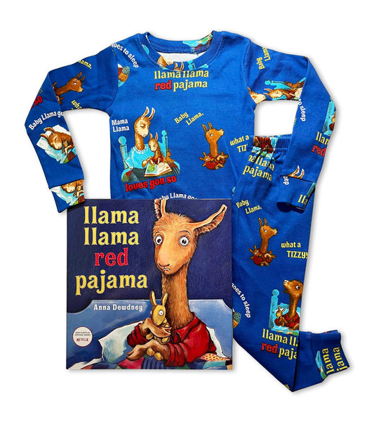 Llama Llama Red Pajama - Flat Pack Pajama Set With Book