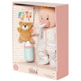 Load image into Gallery viewer, Love, Stella Sleepy Time Set Peach Doll with Blonde Tuft
