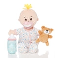 Load image into Gallery viewer, Love, Stella Sleepy Time Set Peach Doll with Blonde Tuft
