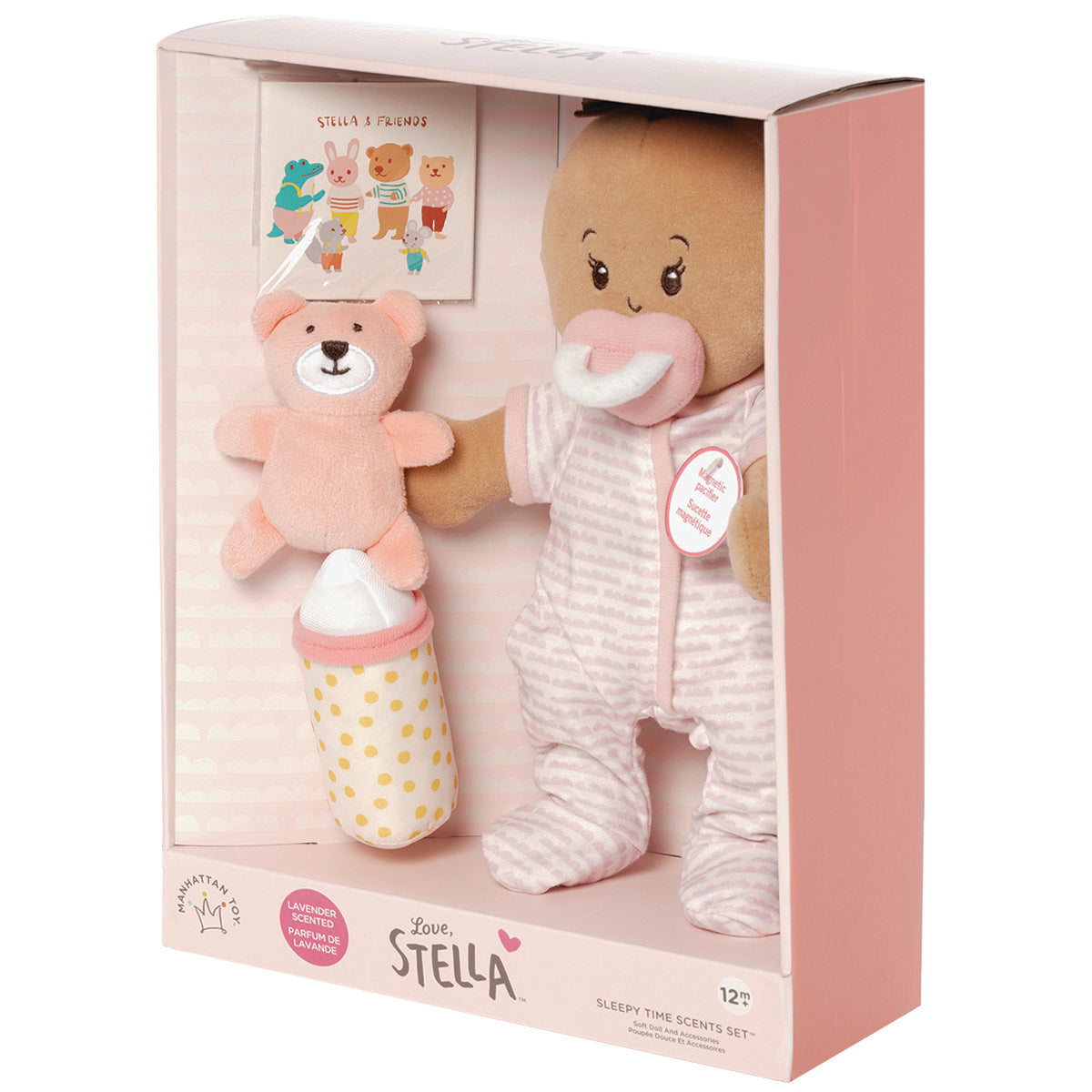 Love, Stella Sleepy Time Set Beige Doll with Brown Tuft
