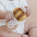 Load image into Gallery viewer, Bee Cotton Crochet Teether Rattle Toy
