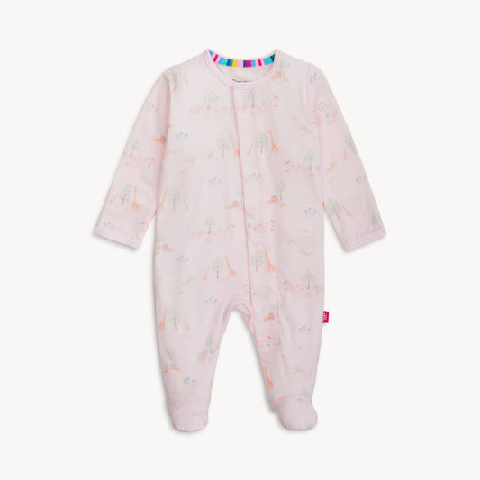 Pink Serene Safari Footie