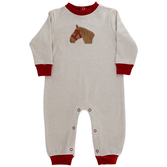 Pony Pals Boys Knit Romper