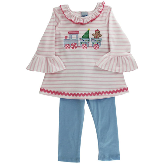 Gingerbread Express-Tunic Pant Set