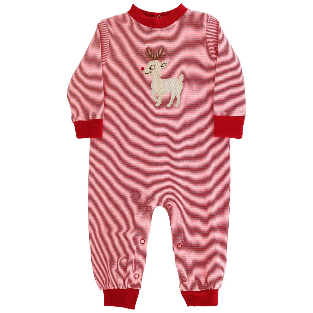 Reindeer Games-Knit Romper