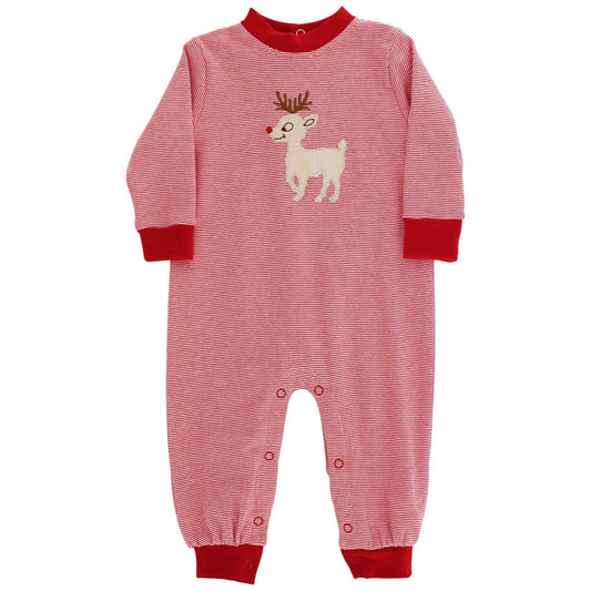 Reindeer Games-Knit Romper