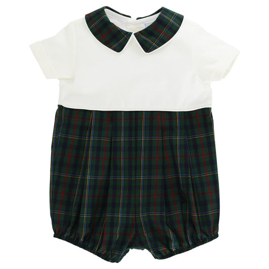 Watson Plaid-Dressy Bub Short Romper
