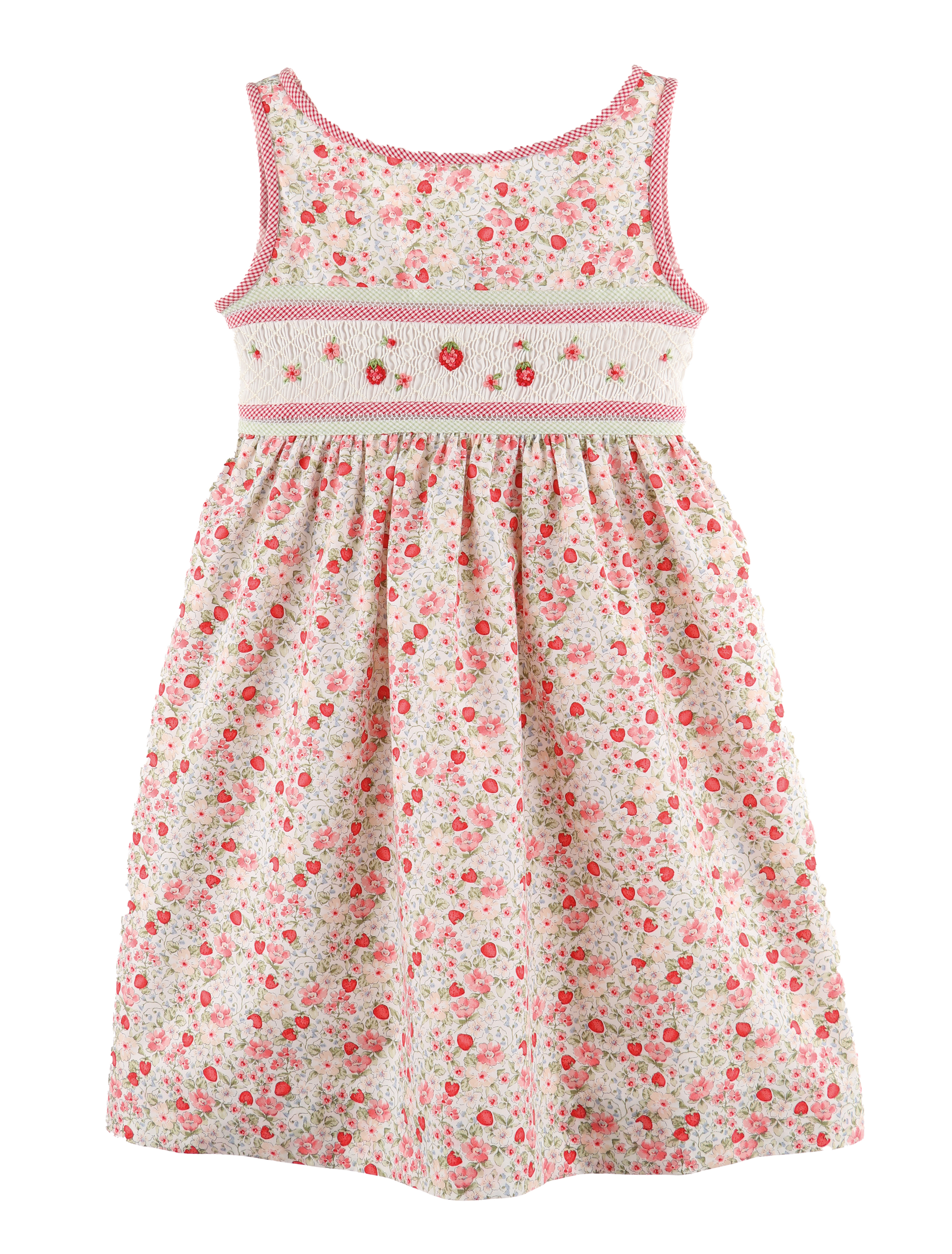 Cherries Smok Dress