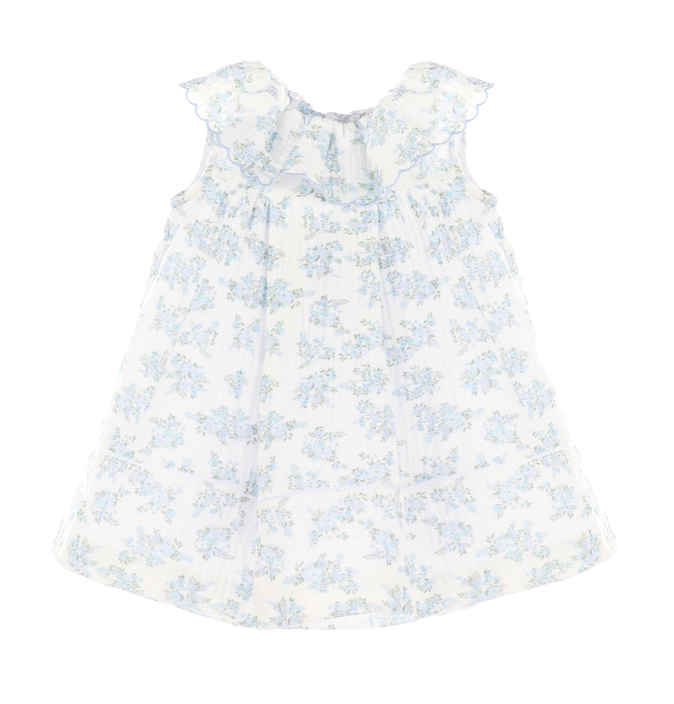 Floral Buffs Ruffle Dress