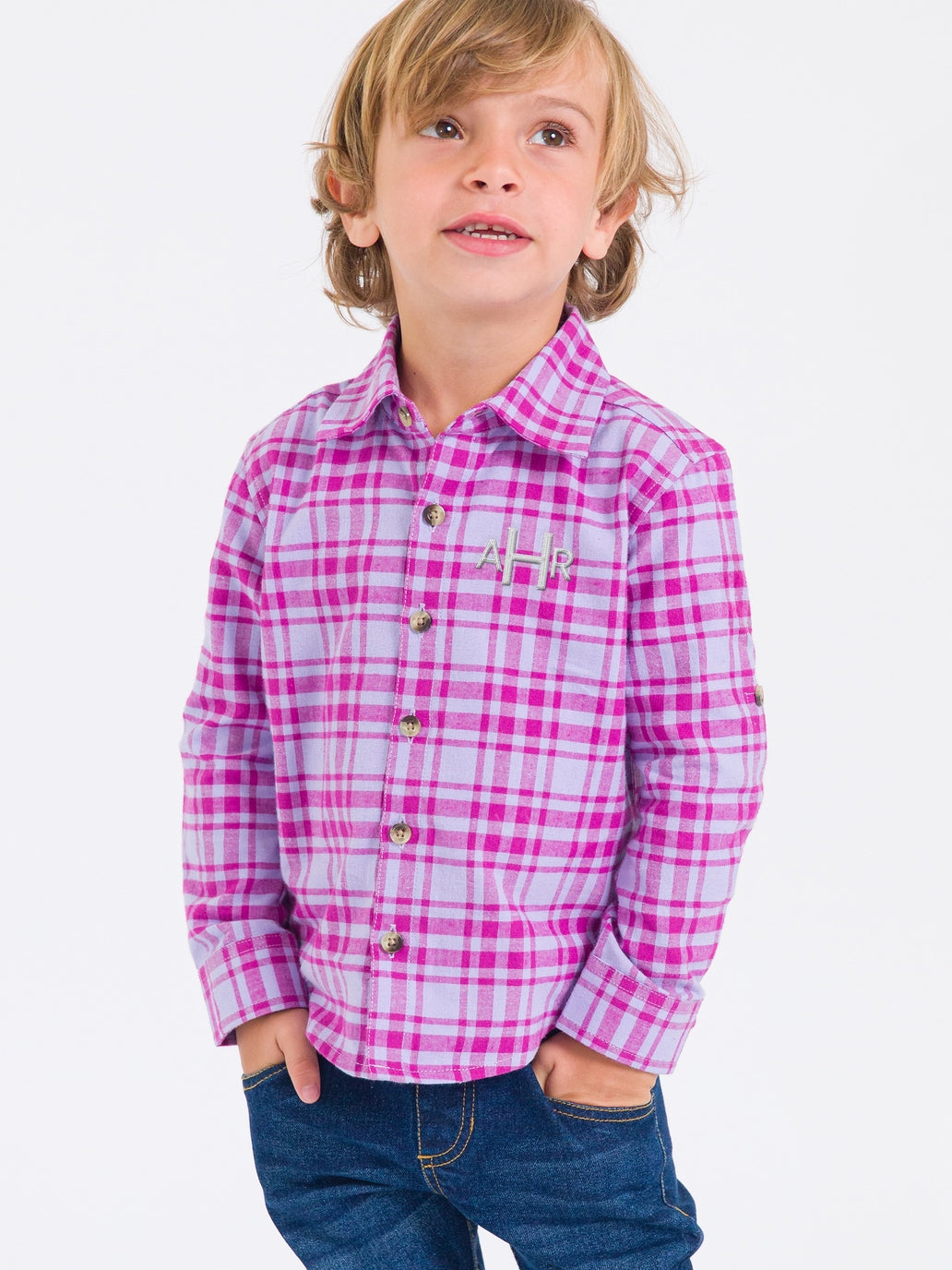 Harper Plaid Long Sleeve Button Down Shirt