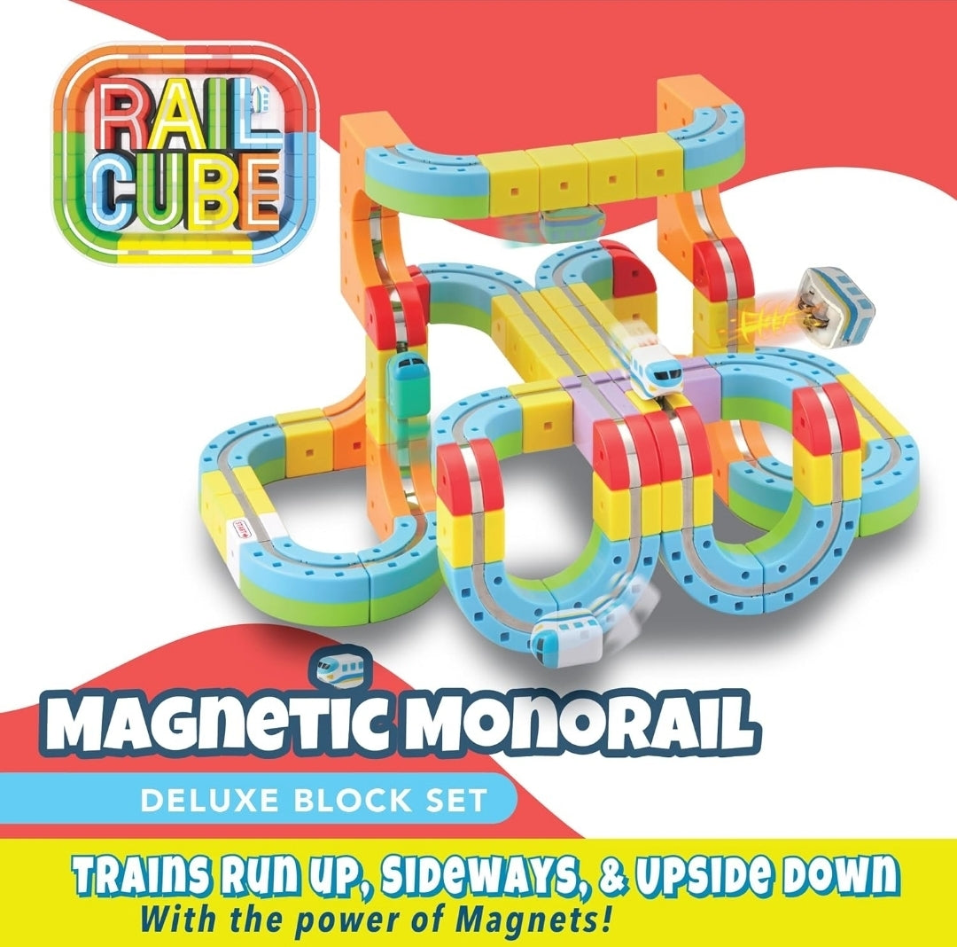 Rail Cube Magnetic Monorail Deluxe Set