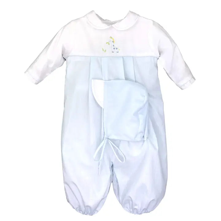 Embroidered Giraffe Convertible Gown