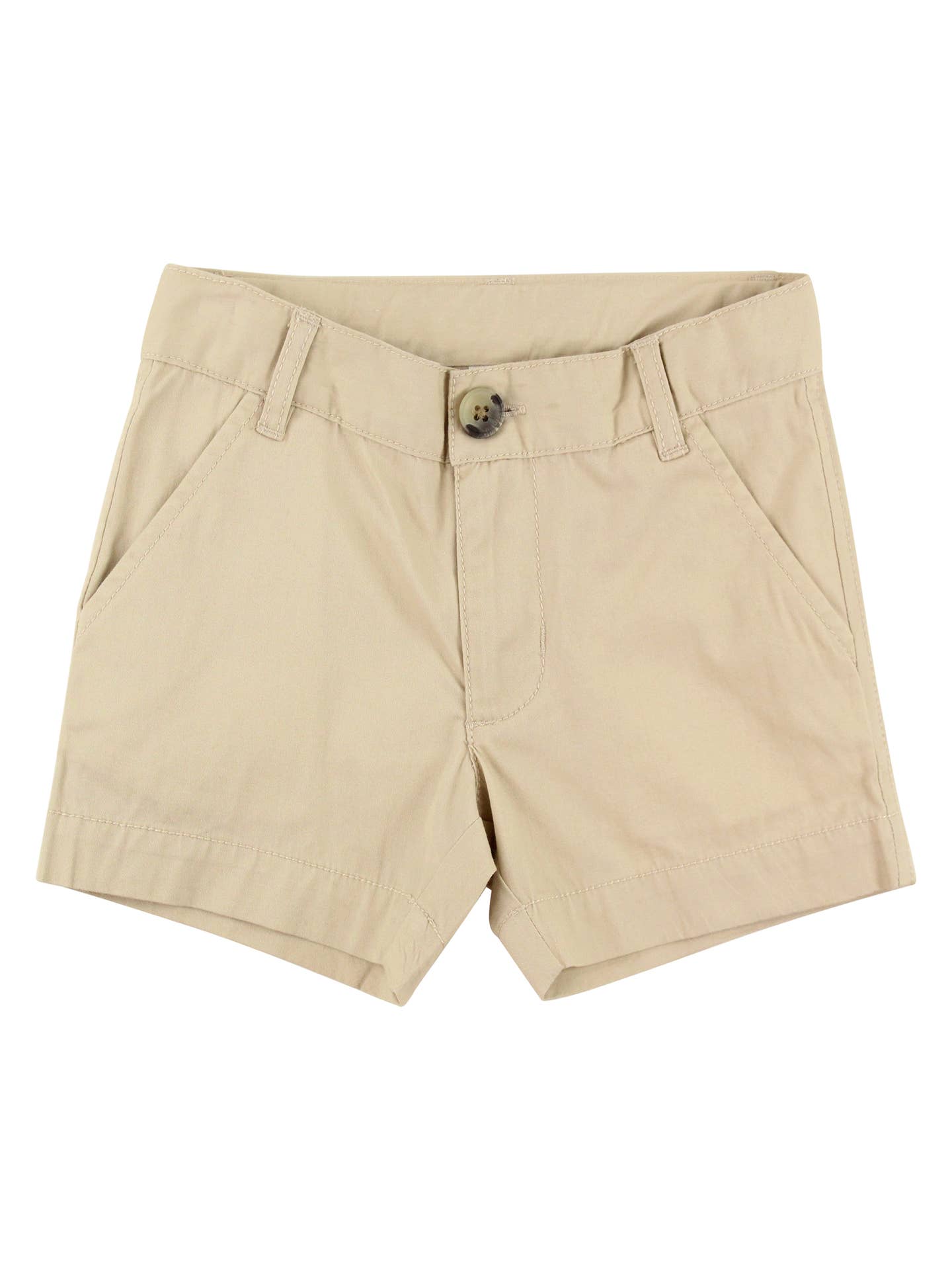 Boys Khaki Stretch Chino Shorts