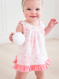 Load image into Gallery viewer, Baby Girls Bubblegum Pink Butterfly Garden Toile Knit Swing Top & Bloomer Set
