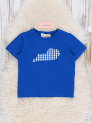 Kentucky Embroidered Gingham Shirt