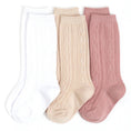 Load image into Gallery viewer, Cable Knit Knee High Sock 3-Pack
