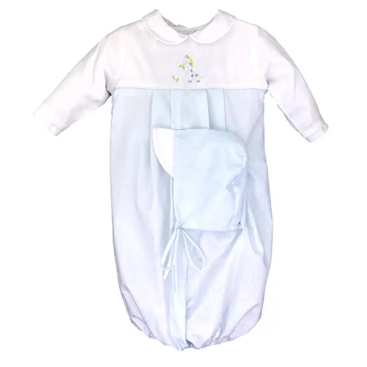 Embroidered Giraffe Convertible Gown