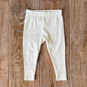 Pointelle Knit Stretch Baby Leggings Pants
