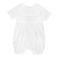 Load image into Gallery viewer, Embroidered Cross Christening Romper
