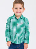 Load image into Gallery viewer, Classic Gingham Long Sleeve Button Down Shirt
