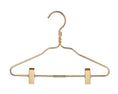 Load image into Gallery viewer, Kids Gold Aluminum Hanger W/ Clips (5 Pcs Per Paper Sleeve)
