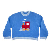 Train Intarsia Knit Sweater
