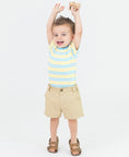 Load image into Gallery viewer, Boys Khaki Stretch Chino Shorts
