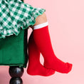 Load image into Gallery viewer, Scalloped Knee High Socks
