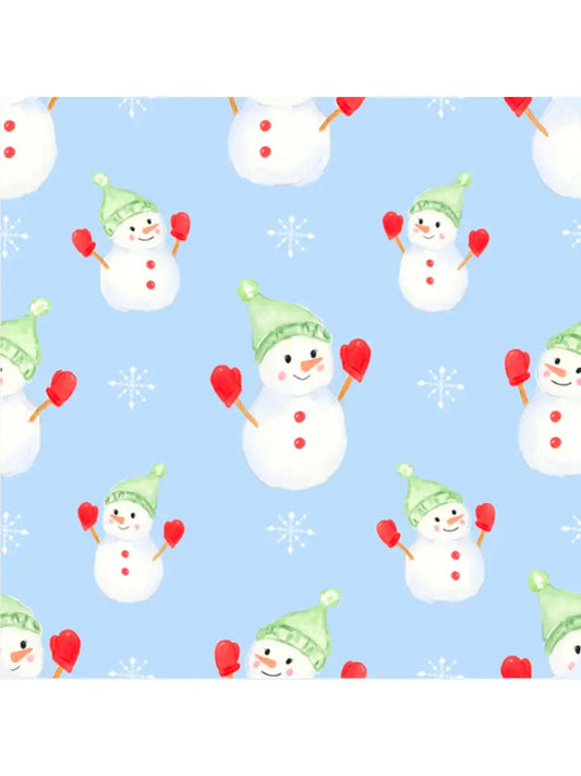 Snowmen on Two Piece Pajama Pants Set
