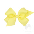 Load image into Gallery viewer, Medium Grosgrain Hair Bow with Scalloped Edge
