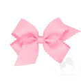 Load image into Gallery viewer, Medium Grosgrain Hair Bow with Scalloped Edge

