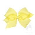 Load image into Gallery viewer, King Grosgrain Hair Bow Scalloped Edge
