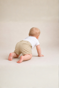 Load image into Gallery viewer, Boys_Khaki_Stretch_Chino_Shorts_RuffleButts_+_RuggedButts_2AP0621_00_C0061_0612M_2
