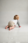 Load image into Gallery viewer, Boys_Khaki_Stretch_Chino_Shorts_RuffleButts_+_RuggedButts_2AP0621_00_C0061_1218M_2
