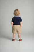 Load image into Gallery viewer, Boys_Khaki_Stretch_Chino_Shorts_RuffleButts_+_RuggedButts_2AP0621_00_C0061_6K000_2
