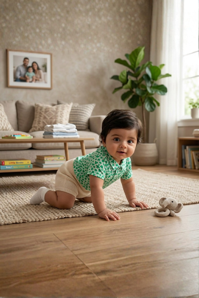 Boys_Tiny_Clover_Field_Knit_Short_Sleeve_Performance_Polo_RuffleButts_+_RuggedButts_2AP0642_00_P1158_0612M_1