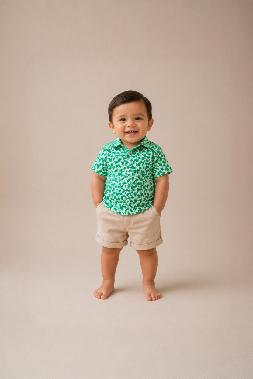 Boys_Tiny_Clover_Field_Knit_Short_Sleeve_Performance_Polo_RuffleButts_+_RuggedButts_2AP0642_00_P1158_4T000_2