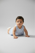 Load image into Gallery viewer, Cuddle_Cotton_Overall_Luli_&_Me_+_Sophie_&_Lucas_26SS57_BL_6M_2

