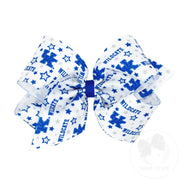 King College Star Print Bow