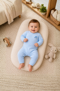 Load image into Gallery viewer, Embroidered_Train_Lightweight_Knit_Longall_Petit_Ami_&_Zubels_TRNL_3M_5
