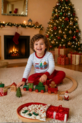 Load image into Gallery viewer, Gingerbread_Express_Boys_Pant_Set_Bailey_Boys_25515_PTSB_D2_1
