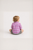 Load image into Gallery viewer, Harper_Plaid_Long_Sleeve_Button_Down_Shirt_RuffleButts_+_RuggedButts_2AP0300_00_P0920_2T000_2
